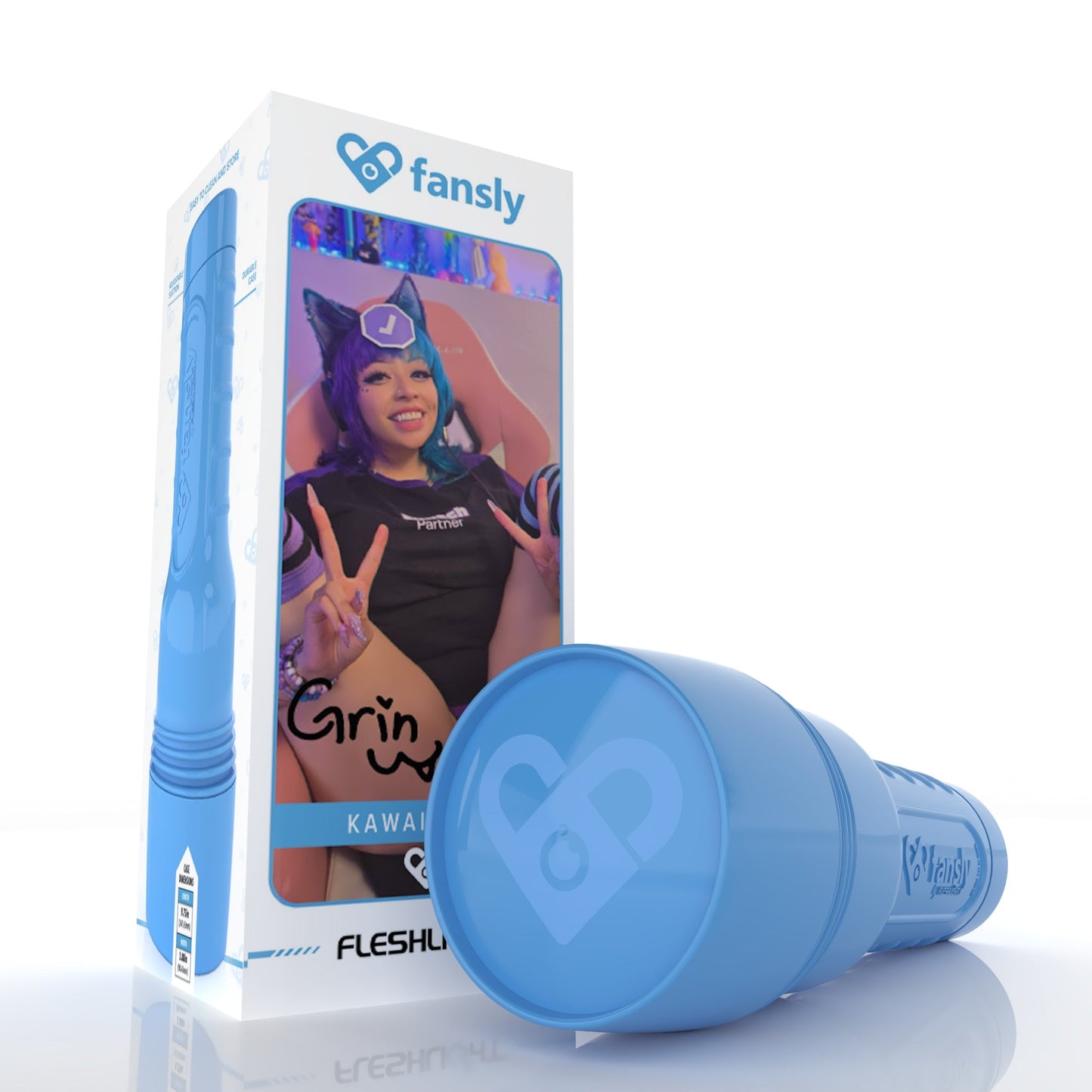 KawaiiGrin Lady Fansly Fleshlight: Fox Girl Fuck Toy :3 Exclusive Lady With Case Fleshlight
