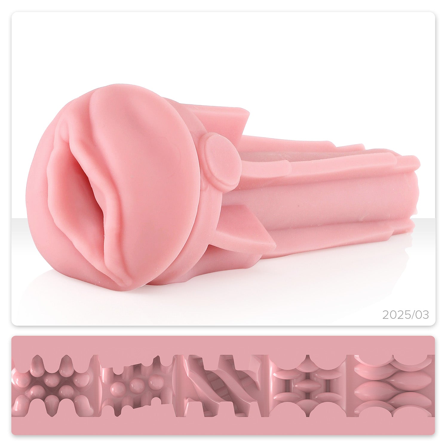 Original Pink Lady orifice paired with an exclusive, never-repeated texture designed for fresh sensations.