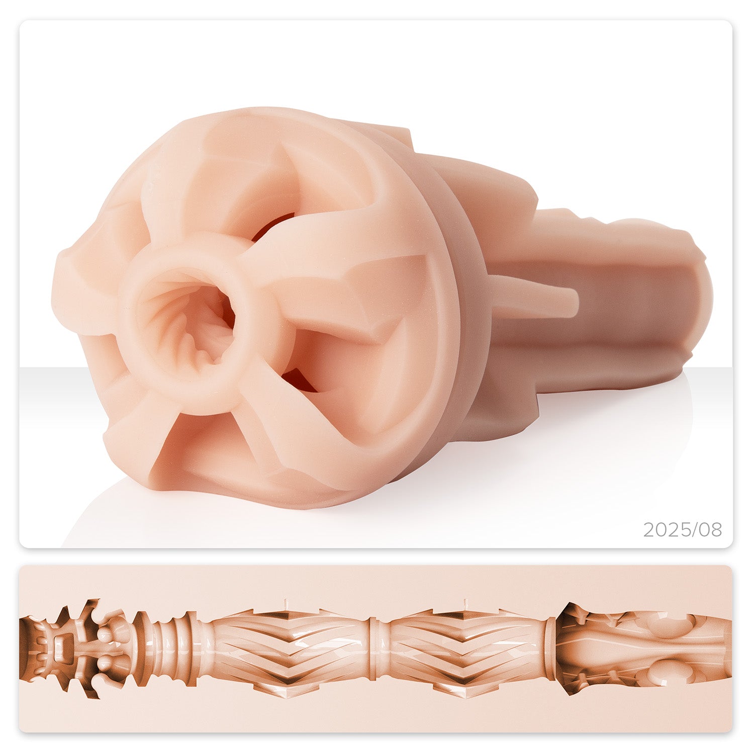 Fleshtone Turbo Throttle orifice with an exclusive texture