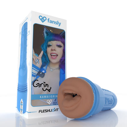 KawaiiGrin Mouth Fansly Fleshlight: Fox Girl Face Fuck with Fangs! Exclusive Mouth With Case Fleshlight