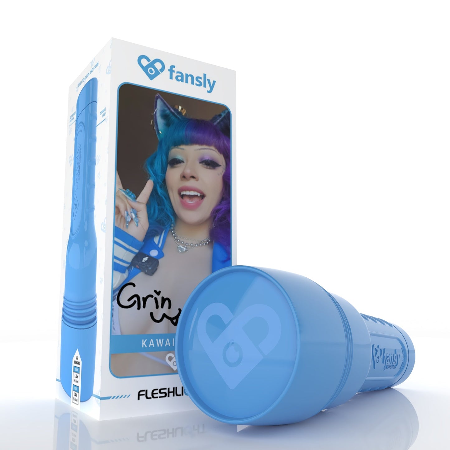 KawaiiGrin Mouth Fansly Fleshlight: Fox Girl Face Fuck with Fangs! Exclusive Mouth With Case Fleshlight