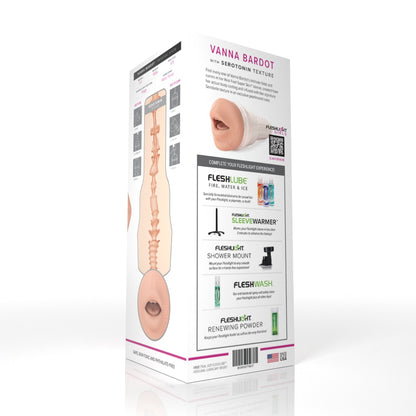 Vanna Bardot Fleshlight Serotonin (Mouth) With Case Fleshlight