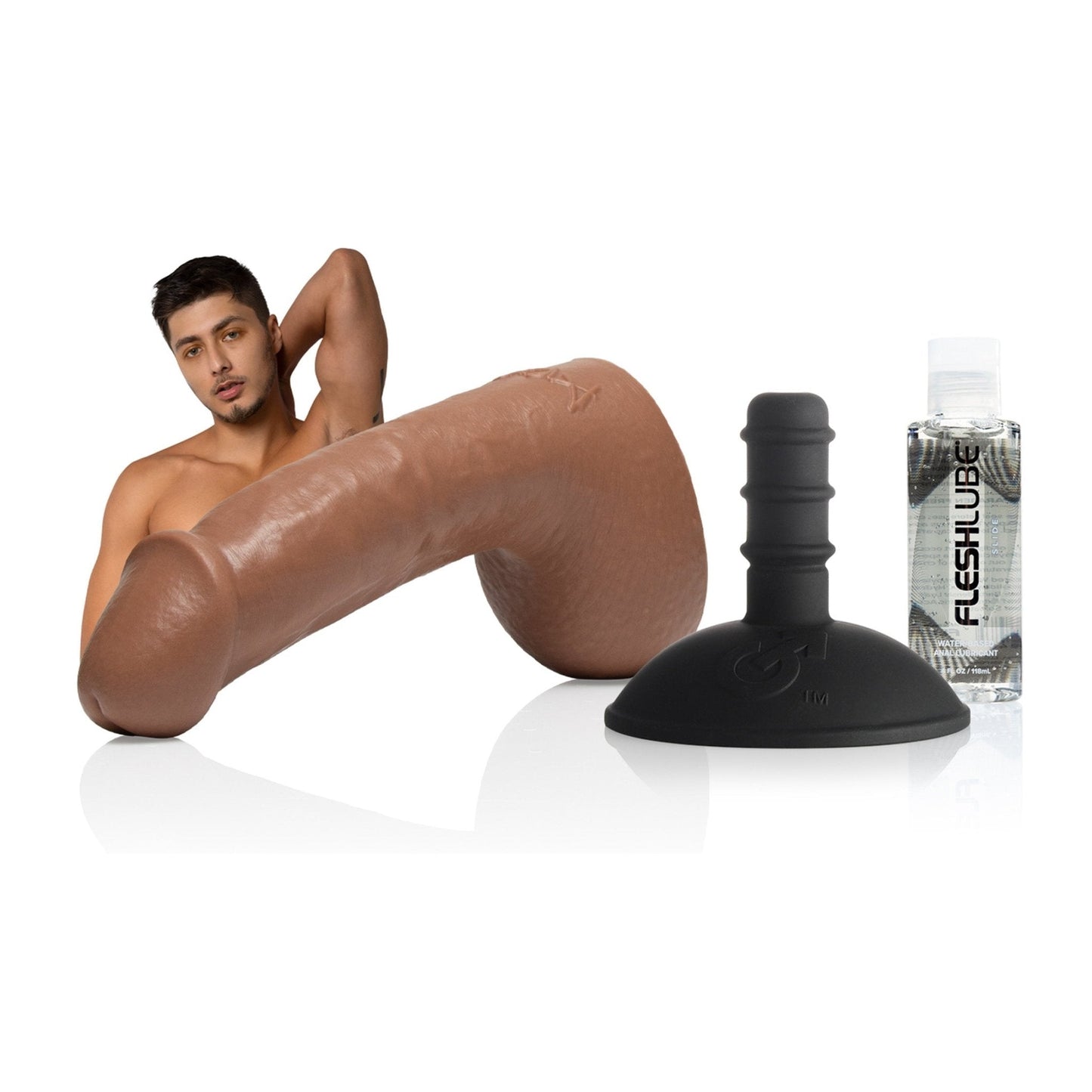 Angel Rivera Dildo Pack with Fleshlube Slide