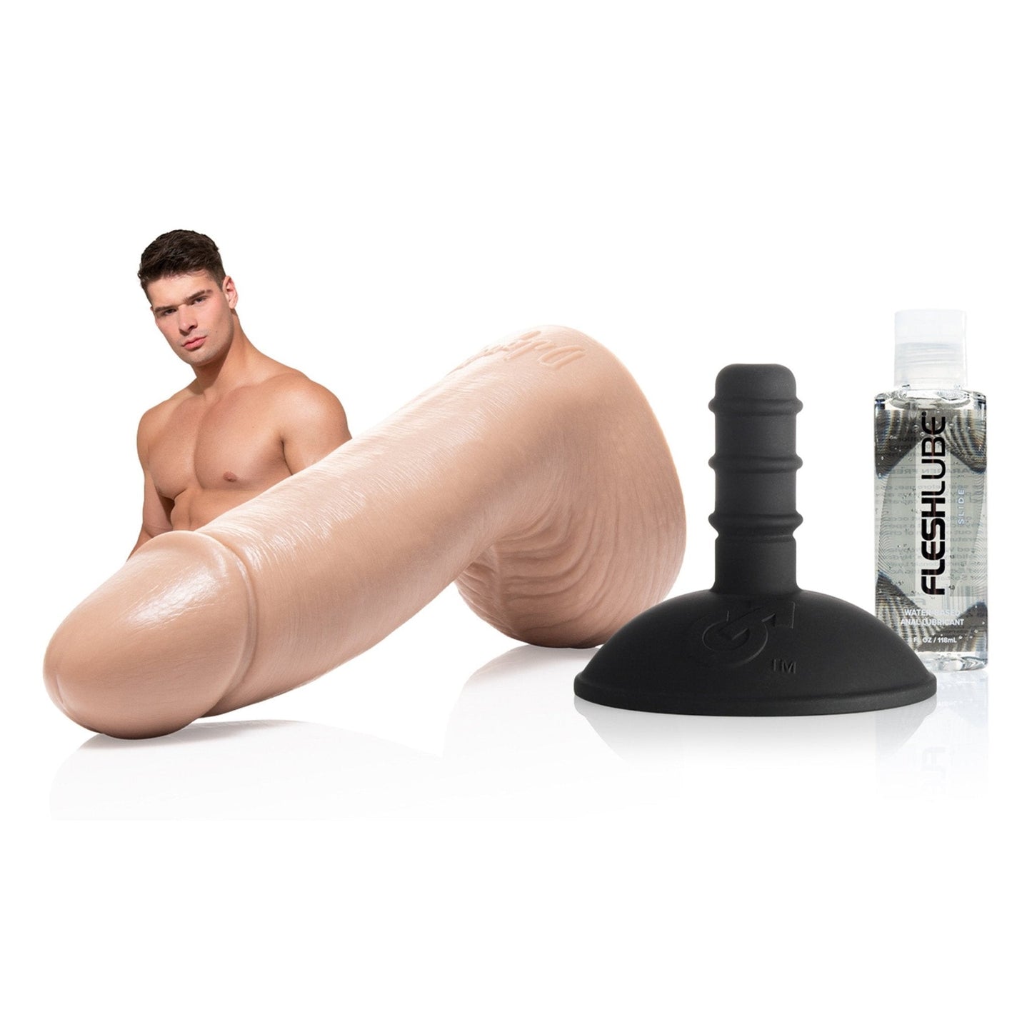 Malik Delgaty Dildo Pack With Fleshlube Slide