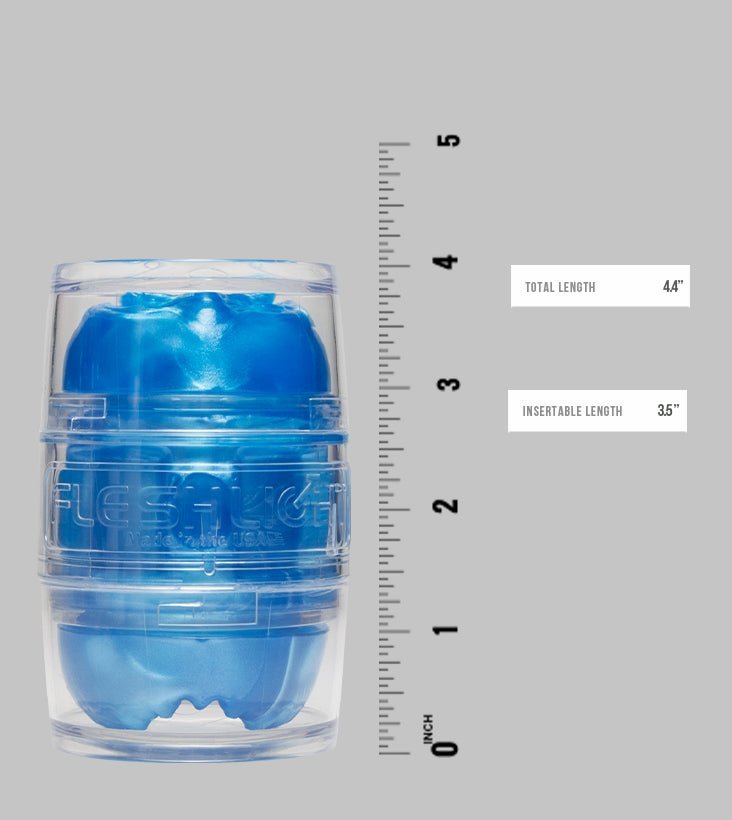 Masturbators Quickshot Alien Butt/Mouth - Metallic Blue