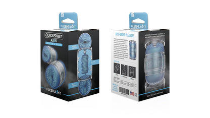 Masturbators Quickshot Alien Butt/Mouth - Metallic Blue