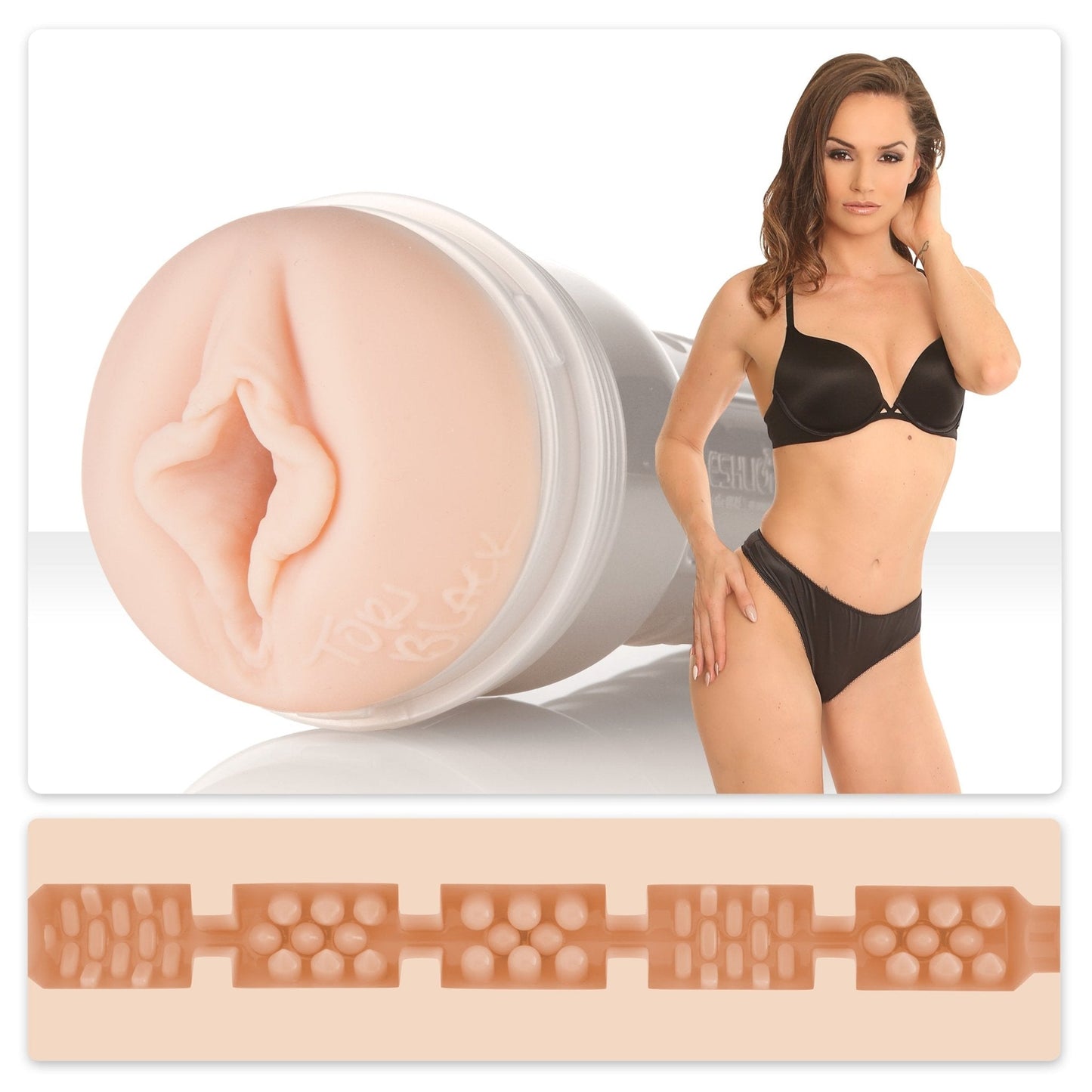 Fleshlight Girl Tori Black Stroker Torrid (Lady) With case